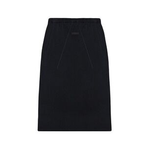 Fear of God Essentials Women's‎ Jet Black Heavy Long Skirt XXL
